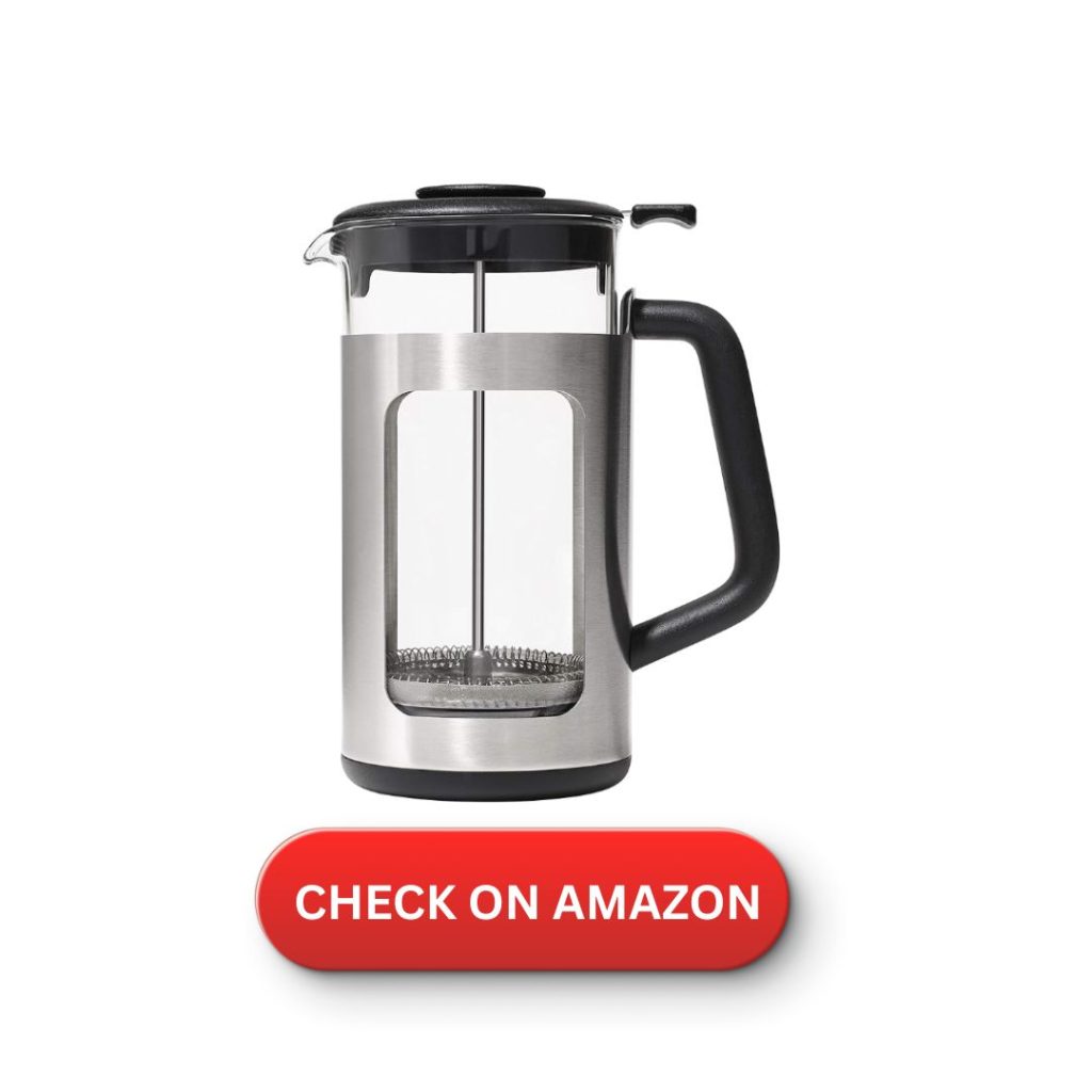OXO Brew Stainless Steel French Press Coffee Maker